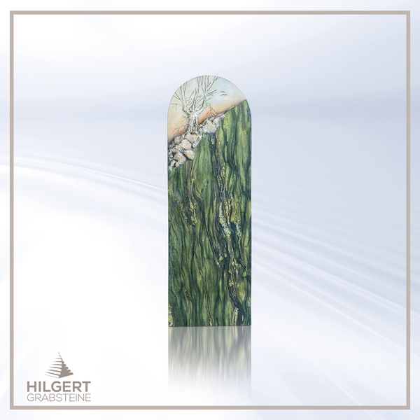 HO-HA-A24-W18 | Hilgert Grabsteine | Stehender Grabstein aus Naturstein
