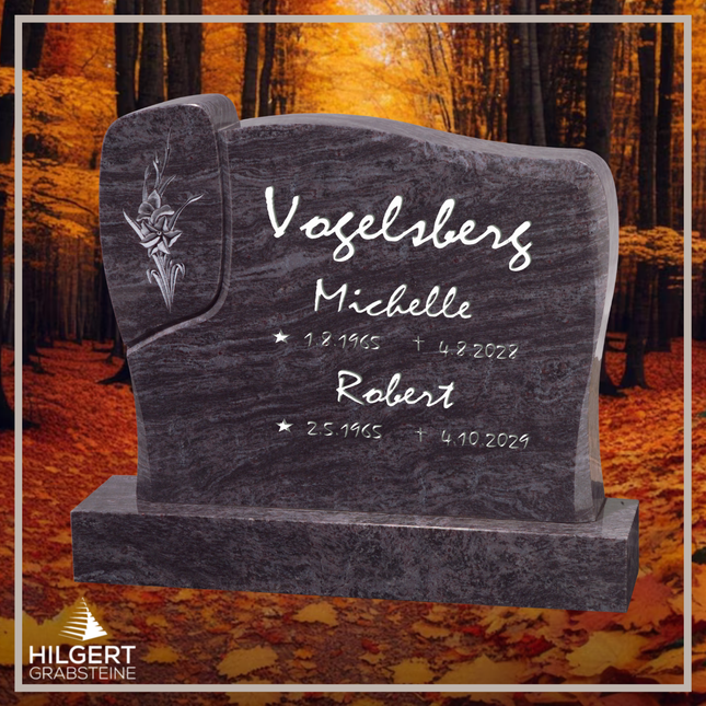 BR-GR-01944 | Hilgert Grabsteine | Stehender Grabstein aus Granit