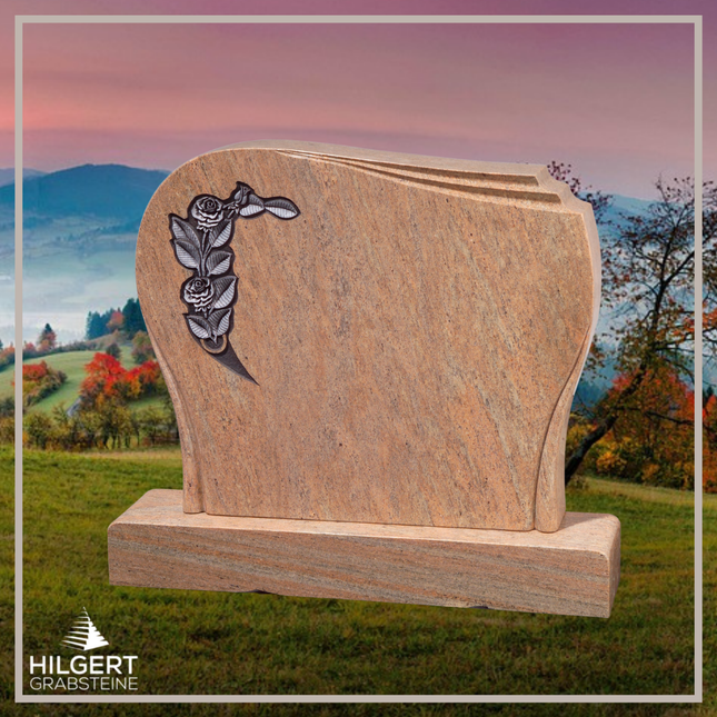 BR-GR-02004 | Hilgert Grabsteine | Stehender Grabstein aus Granit