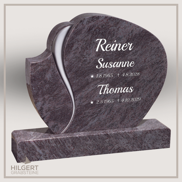 BR-GR-02141 | Hilgert Grabsteine | Stehender Grabstein aus Granit