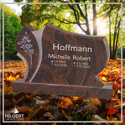 BR-GR-02172 | Hilgert Grabsteine | Stehender Grabstein aus Granit