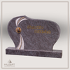 BR-GR-02184 | Hilgert Grabsteine | Stehender Grabstein aus Granit