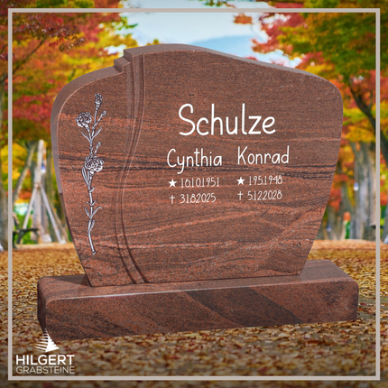BR-GR-02230 | Hilgert Grabsteine | Stehender Grabstein aus Granit