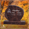 BR-GR-02244 | Hilgert Grabsteine | Stehender Grabstein aus Granit