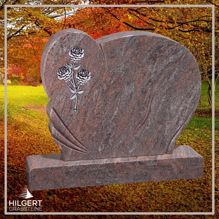 BR-GR-02245-2 | Hilgert Grabsteine | Stehender Grabstein aus Granit