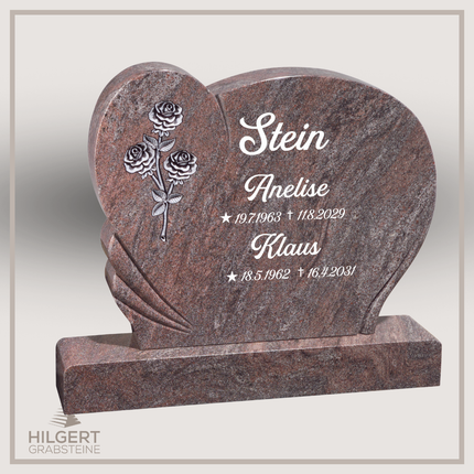 BR-GR-02245-2 | Hilgert Grabsteine | Stehender Grabstein aus Granit