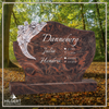 BR-GR-02255 | Hilgert Grabsteine | Stehender Grabstein aus Granit