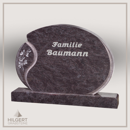 BR-GR-02261 | Hilgert Grabsteine | Stehender Grabstein aus Granit