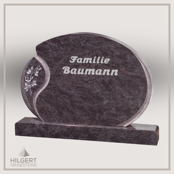 BR-GR-02261 | Hilgert Grabsteine | Stehender Grabstein aus Granit