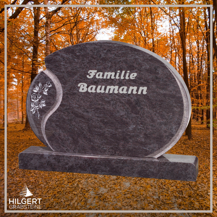 BR-GR-02261 | Hilgert Grabsteine | Stehender Grabstein aus Granit