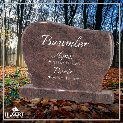BR-GR-02270 | Hilgert Grabsteine | Stehender Grabstein aus Granit
