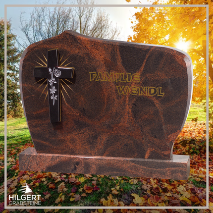 BR-GR-02272 | Hilgert Grabsteine | Stehender Grabstein aus Granit