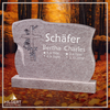 BR-GR-02273 | Hilgert Grabsteine | Stehender Grabstein aus Granit