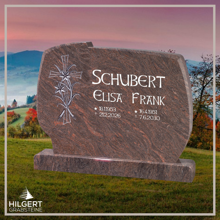 BR-GR-02274 | Hilgert Grabsteine | Stehender Grabstein aus Granit