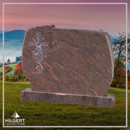 BR-GR-02274 | Hilgert Grabsteine | Stehender Grabstein aus Granit