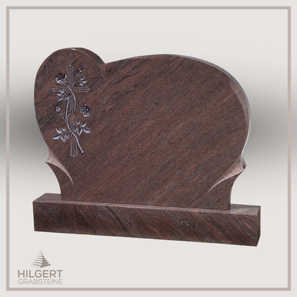 BR-GR-02282 | Hilgert Grabsteine | Stehender Grabstein aus Granit