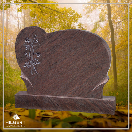 BR-GR-02282 | Hilgert Grabsteine | Stehender Grabstein aus Granit