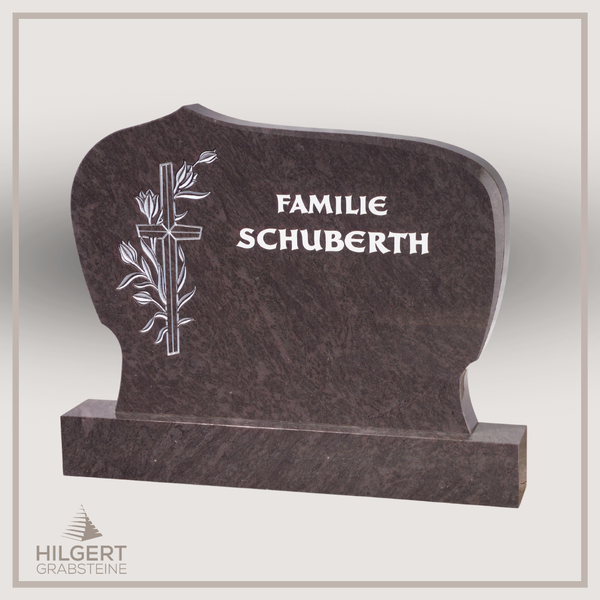 BR-GR-02297 | Hilgert Grabsteine | Stehender Grabstein aus Granit