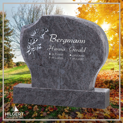 BR-GR-02399 | Hilgert Grabsteine | Stehender Grabstein aus Granit