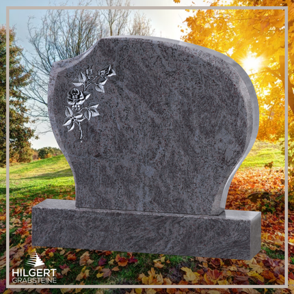 BR-GR-02399 | Hilgert Grabsteine | Stehender Grabstein aus Granit