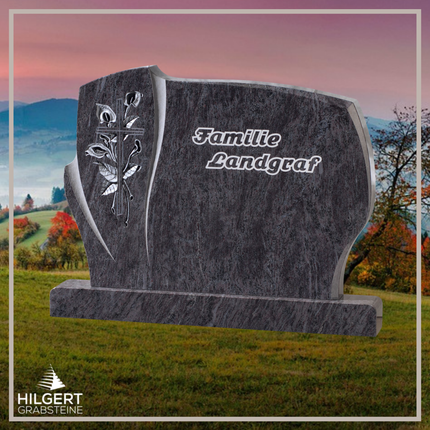 BR-GR-02420 | Hilgert Grabsteine | Stehender Grabstein aus Granit