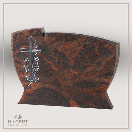 BR-GR-02421 | Hilgert Grabsteine | Stehender Grabstein aus Granit