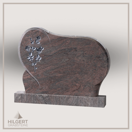 BR-GR-02422 | Hilgert Grabsteine | Stehender Grabstein aus Granit
