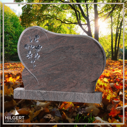 BR-GR-02422 | Hilgert Grabsteine | Stehender Grabstein aus Granit