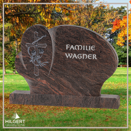 BR-GR-02435-1 | Hilgert Grabsteine | Stehender Grabstein aus Granit