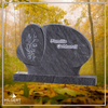 BR-GR-02435 | Hilgert Grabsteine | Stehender Grabstein aus Granit