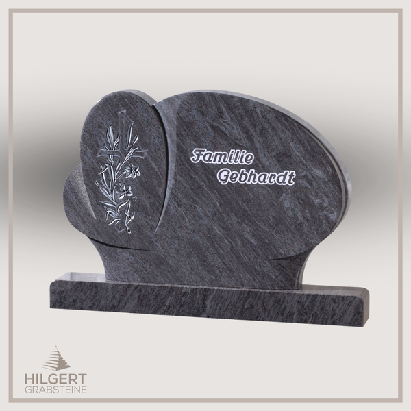 BR-GR-02435 | Hilgert Grabsteine | Stehender Grabstein aus Granit