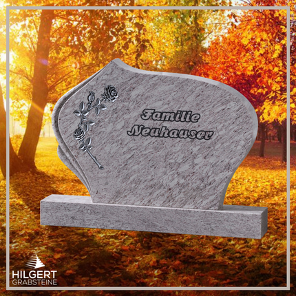 BR-GR-02437 | Hilgert Grabsteine | Stehender Grabstein aus Granit