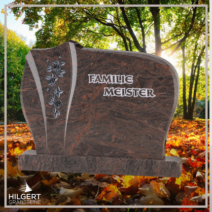 BR-GR-02452 | Hilgert Grabsteine | Stehender Grabstein aus Granit