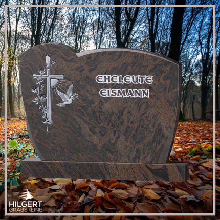 BR-GR-02501-A | Hilgert Grabsteine | Stehender Grabstein aus Granit