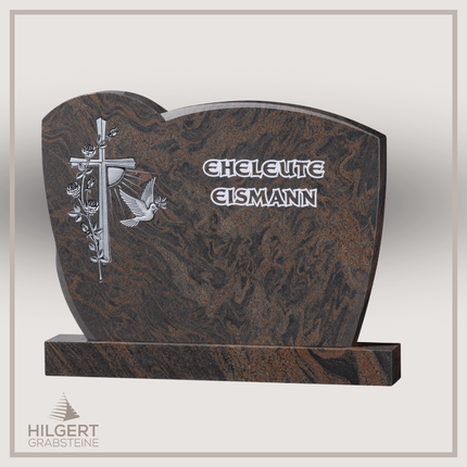 BR-GR-02501-A | Hilgert Grabsteine | Stehender Grabstein aus Granit