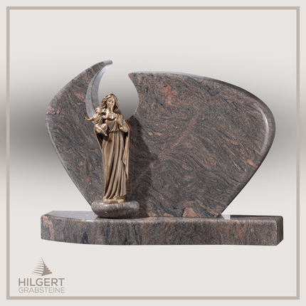 BR-GR-02534 | Hilgert Grabsteine | Stehender Grabstein aus Granit