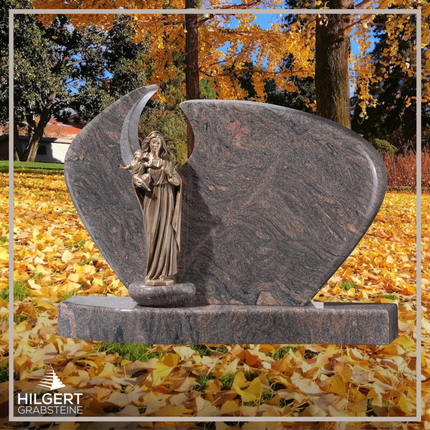 BR-GR-02534 | Hilgert Grabsteine | Stehender Grabstein aus Granit