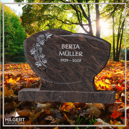 BR-GR-02535-3 | Hilgert Grabsteine | Stehender Grabstein aus Granit
