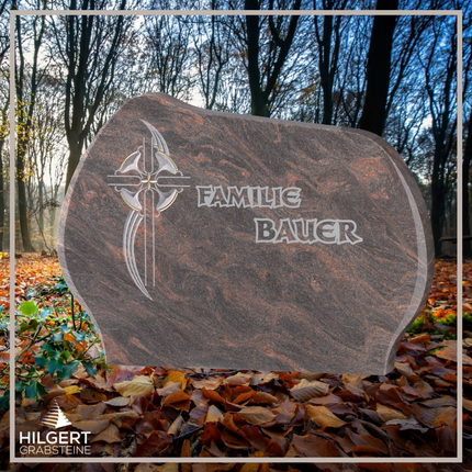 BR-GR-02549 | Hilgert Grabsteine | Stehender Grabstein aus Granit