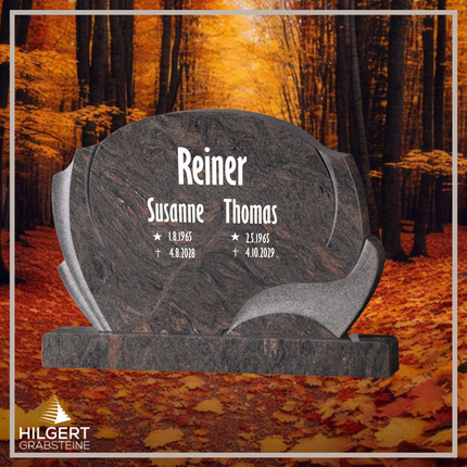 BR-GR-02564 | Hilgert Grabsteine | Stehender Grabstein aus Granit