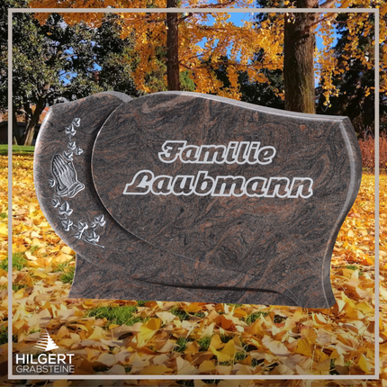 BR-GR-02573 | Hilgert Grabsteine | Stehender Grabstein aus Granit