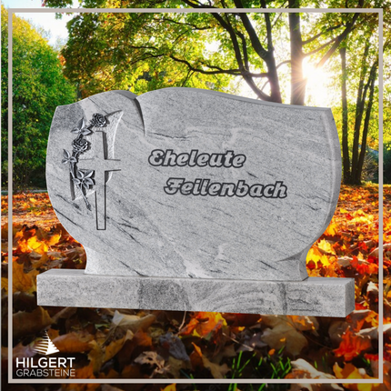 BR-GR-02575 | Hilgert Grabsteine | Stehender Grabstein aus Granit