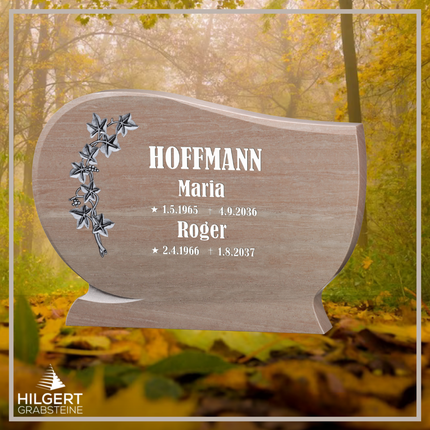 BR-GR-02576 | Hilgert Grabsteine | Stehender Grabstein aus Granit
