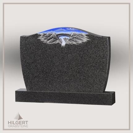 BR-GR-02598 | Hilgert Grabsteine | Stehender Grabstein aus Granit
