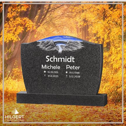 BR-GR-02598 | Hilgert Grabsteine | Stehender Grabstein aus Granit