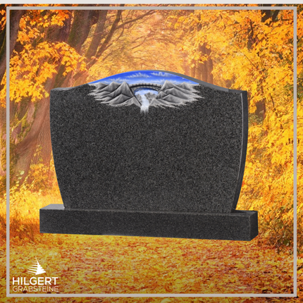 BR-GR-02598 | Hilgert Grabsteine | Stehender Grabstein aus Granit