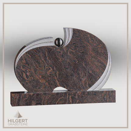BR-GR-02609 | Hilgert Grabsteine | Stehender Grabstein aus Granit
