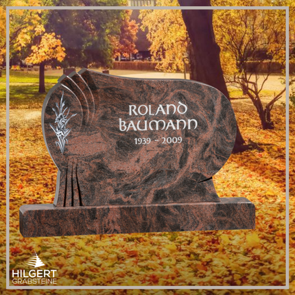 BR-GR-02629 | Hilgert Grabsteine | Stehender Grabstein aus Granit