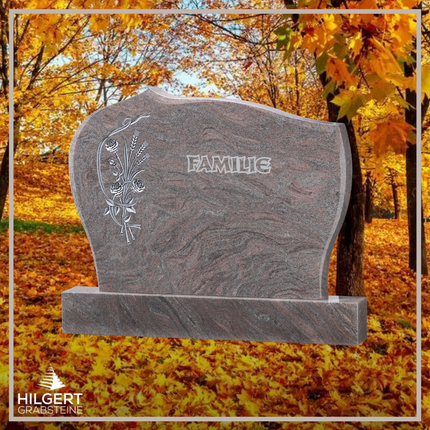 BR-GR-02678 | Hilgert Grabsteine | Stehender Grabstein aus Granit