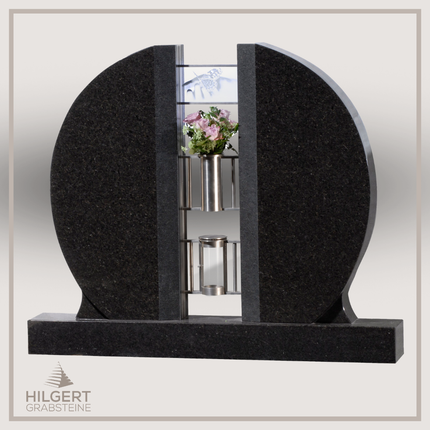 BR-GR-02681 | Hilgert Grabsteine | Stehender Grabstein aus Granit